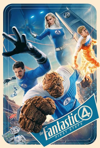پوستر فیلم The Fantastic Four: First Steps با زیرنویس فارسی The Fantastic Four: First Steps