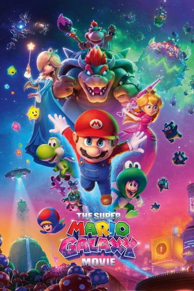 پوستر انیمیشن The Super Mario Galaxy Movie با زیرنویس فارسی The Super Mario Galaxy Movie