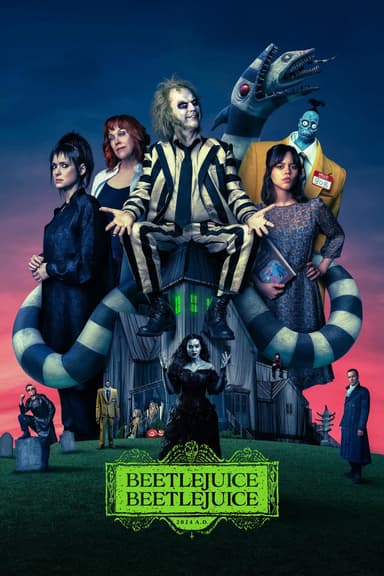 پوستر فیلم Beetlejuice Beetlejuice با زیرنویس فارسی Beetlejuice Beetlejuice
