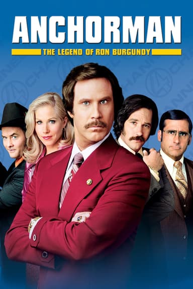 پوستر فیلم Anchorman: The Legend of Ron Burgundy با زیرنویس فارسی Anchorman: The Legend of Ron Burgundy