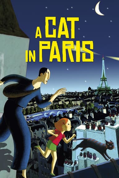 پوستر انیمیشن A Cat in Paris با زیرنویس فارسی A Cat in Paris