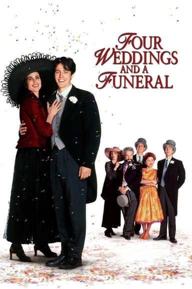 پوستر فیلم Four Weddings and a Funeral با زیرنویس فارسی Four Weddings and a Funeral