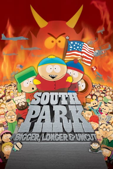 پوستر انیمیشن South Park: Bigger, Longer & Uncut با زیرنویس فارسی South Park: Bigger, Longer & Uncut